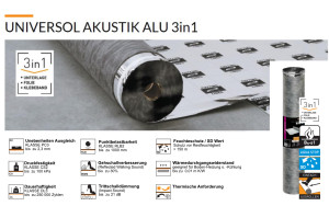 Ewifoam UNIVERSOL Akustik Alu 3in1 (5m²/Rolle) Ewifoam UNIVERSOL Akustik Alu 3in1 (5m²/Rolle)
