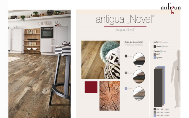 Asteiche - KWG Antigua novel HDF uniclic | Vinyl Fertigfußboden