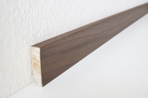 923 Nussbaum (Amerikanisch) lackiert - Ziro Echtholz Fußbodenleiste Modern-58 923 Nussbaum (Amerikanisch) lackiert - Ziro Echtholz Fußbodenleiste Modern-58