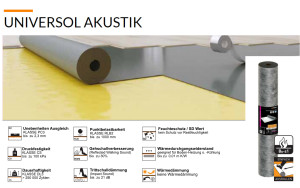 Universol Akustik - Ewifoam Trittschalldämmung Universol Akustik - Ewifoam Trittschalldämmung