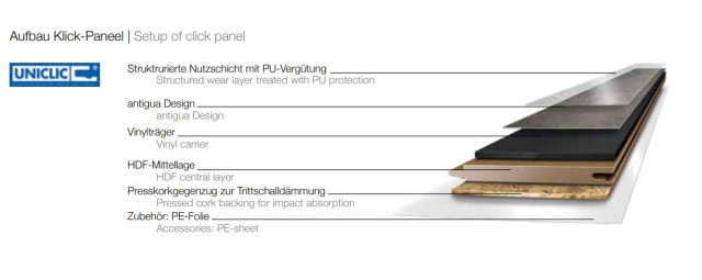 Amarettoeiche - KWG Antigua classic HDF | Vinyl Fertigfußboden