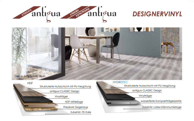 Palaceeiche Amalia - KWG Antigua classic HDF | Vinyl Fertigfußboden