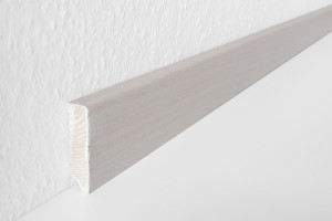 901 Eiche Arktis weiß geölt - Ziro Echtholz Fußbodenleiste Modern-58 901 Eiche Arktis weiß geölt - Ziro Echtholz Fußbodenleiste Modern-58